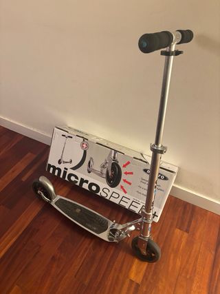 Patinete Micro Speed+ Plata