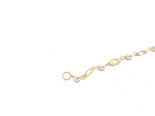 esclava oro 18k con piedra