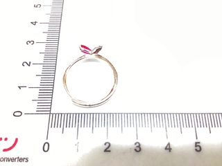 anillo plata 925mm con piedra con circonita