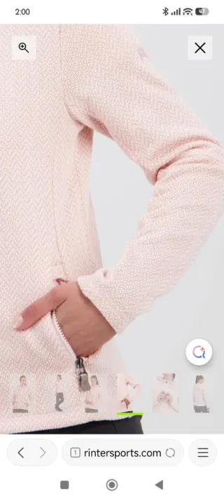 Sudadera rosa con capucha