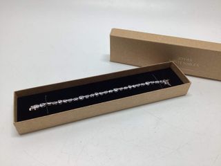 pulsera plata 925mm con piedra con circonita