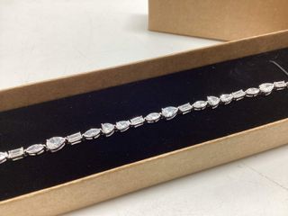 pulsera plata 925mm con piedra con circonita