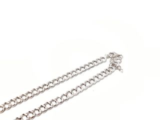 cadena plata 925mm con piedra con circonita 19.5cm