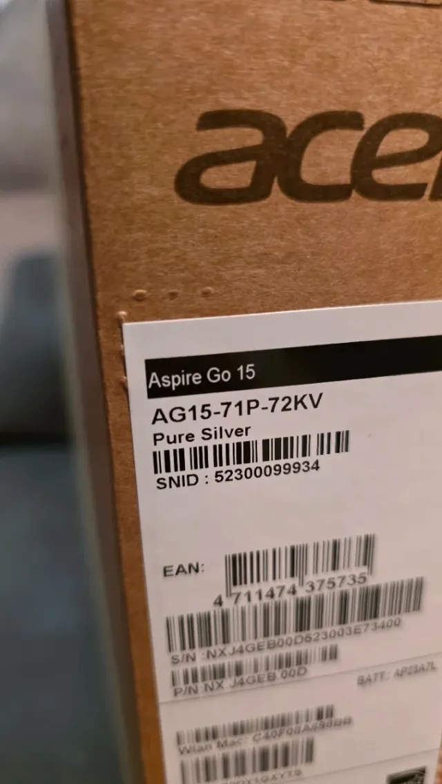 Portátil Acer i7 16GB RAM 1TB SSD