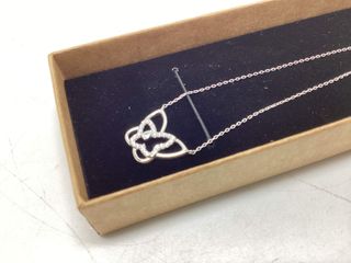 cadena plata 925mm con piedra con circonita 19 2.5cm