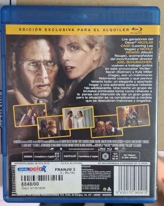 Blu-ray Bajo Amenaza (Joel Schumacher)