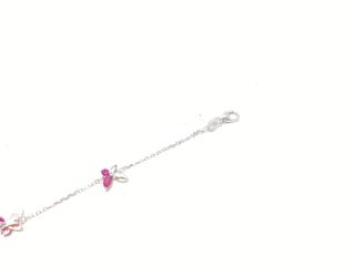 pulsera plata 925mm con piedra con circonita