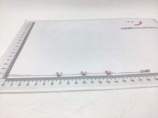 pulsera plata 925mm con piedra con circonita