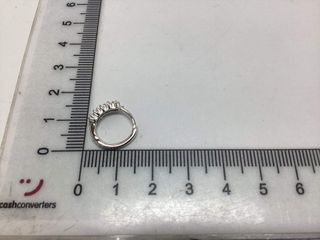 argollas plata 925mm con piedra con circonita
