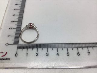 anillo plata 925mm con piedra con circonita