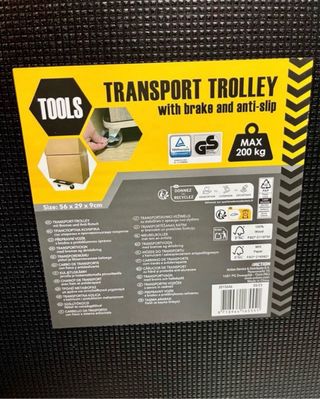 Carro de transporte con ruedas