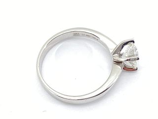 sortija oro 18k con diamante de laboratorio