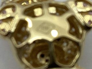 colgante oro 18k con piedra con circonita