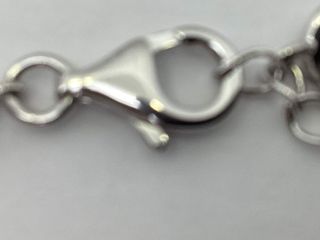 cadena plata 925mm con piedra con circonita 19.5cm