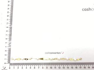 esclava oro 18k con piedra con perla