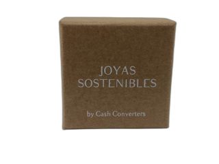 pendientes oro 18k con piedra con circonita