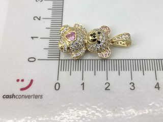 colgante oro 18k con piedra