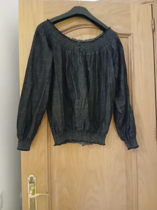 Jersey vaquero manga larga