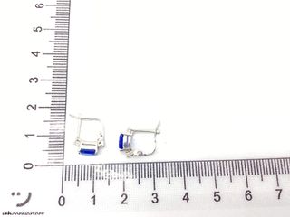 pendientes oro 18k con piedra con circonita