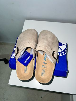 Birkenstock Beige Talla 42 Unisex