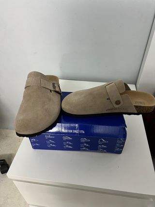 Birkenstock Beige Talla 42 Unisex