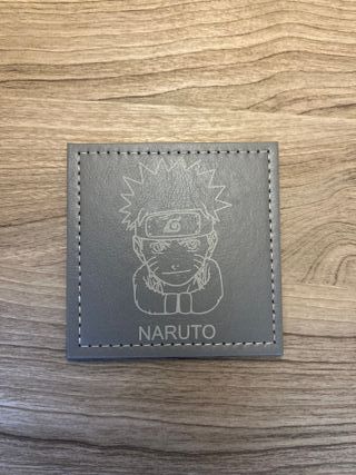 Sottobicchiere Naruto inciso a laser
