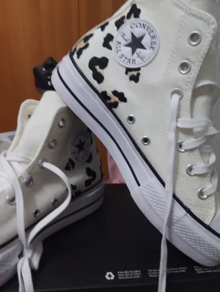 Converse ricami animalier mis 41