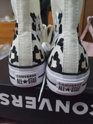 Converse ricami animalier mis 41