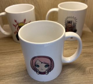 Set 3 Tazze Ceramica Naruto