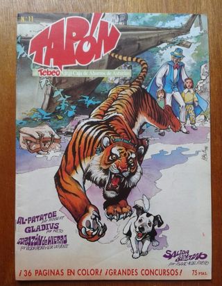 LOTE TAPON NUMEROS 4 8 9 11, TEBEO, COMIC