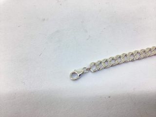 pulsera plata 925mm con piedra con circonita