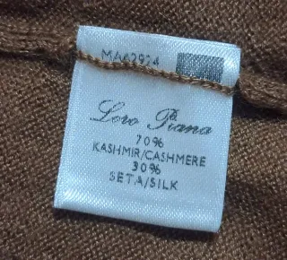 Jersey Loro Piana Cachemira-Seda 40 italiana(36esp