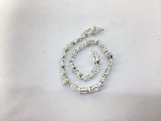pulsera plata 925mm con piedra con circonita