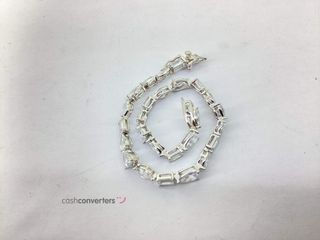 pulsera plata 925mm con piedra con circonita