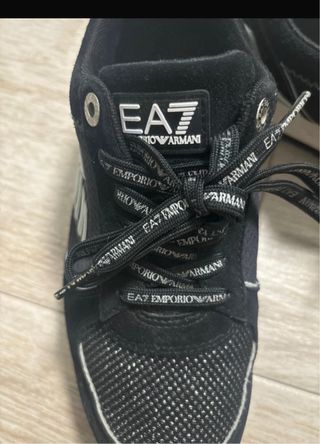 Zapatillas EA7 Emporio Armani Negras Mujer