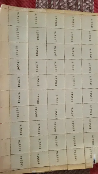 Hoja de sellos José Antonio primo de Rivera