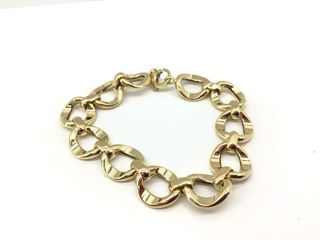 pulsera oro 18k con coral