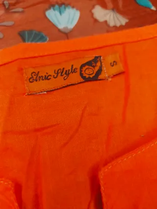 Abito prendisole arancione taglia S