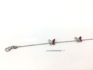 pulsera plata 925mm con piedra con circonita