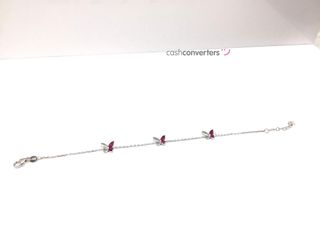 pulsera plata 925mm con piedra con circonita