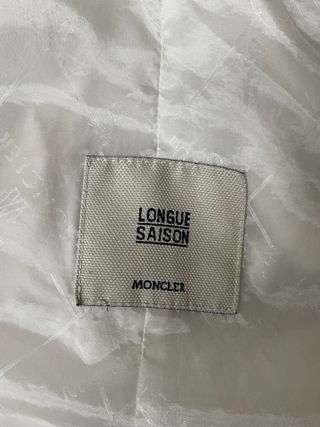 Chaleco Moncler Blanco Talla S