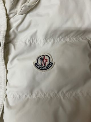 Chaleco Moncler Blanco Talla S