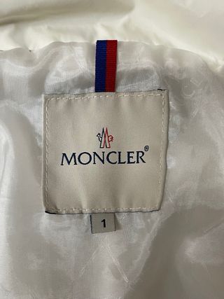 Chaleco Moncler Blanco Talla S