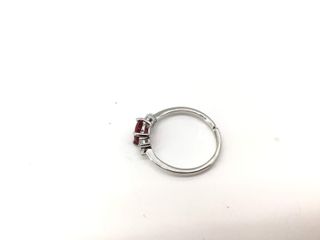 anillo plata 925mm con piedra con circonita