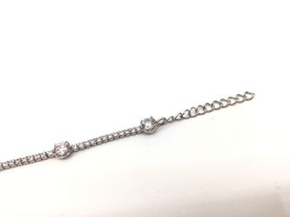 pulsera plata 925mm con piedra con circonita