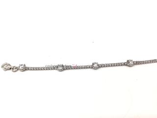 pulsera plata 925mm con piedra con circonita