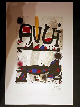Joan Miró Avui Serigrafía Firmada Edición D