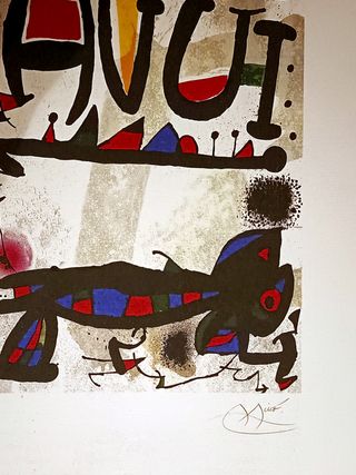 Joan Miró Avui Serigrafía Firmada Edición D