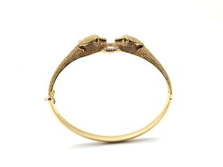 pulsera oro 18k con piedra con circonita