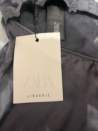 Body gris encaje talla XS